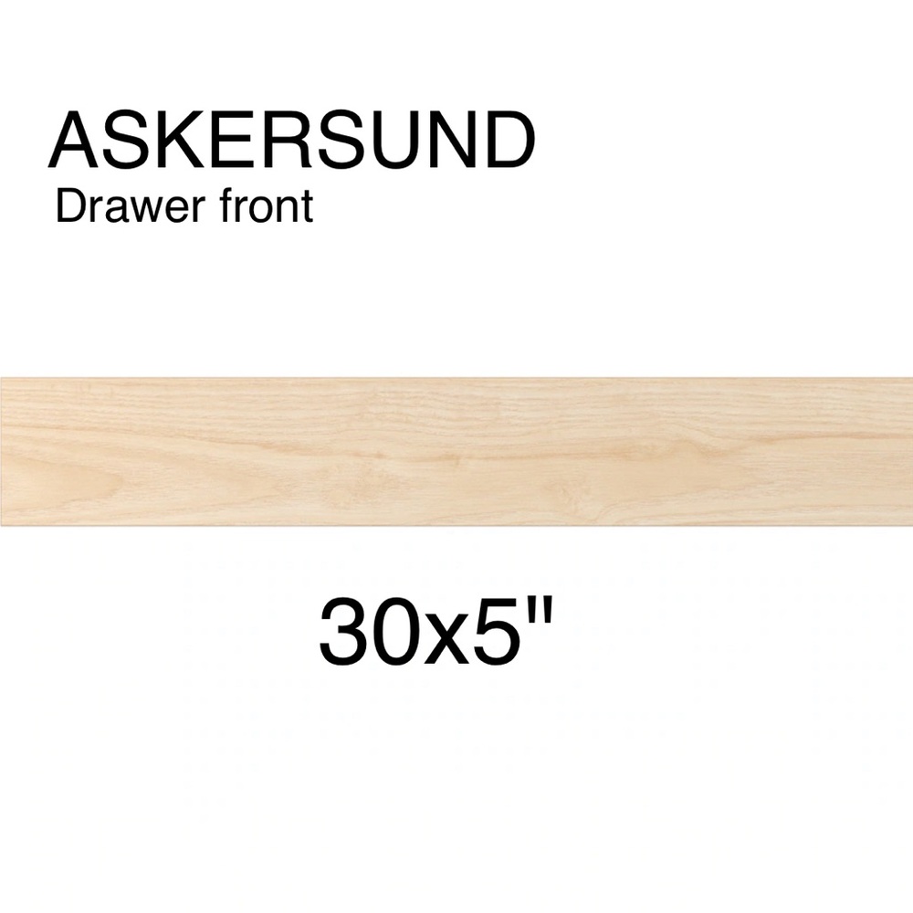 IKEA ASKERSUND 30x5" drawer front light ash effect 803.483.89